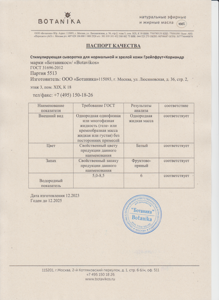 Паспорт №122023